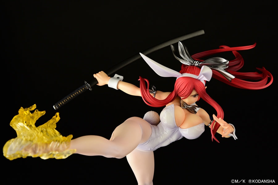 Fairy Tail Erza Scarlet High Kick Ver. White Bunny