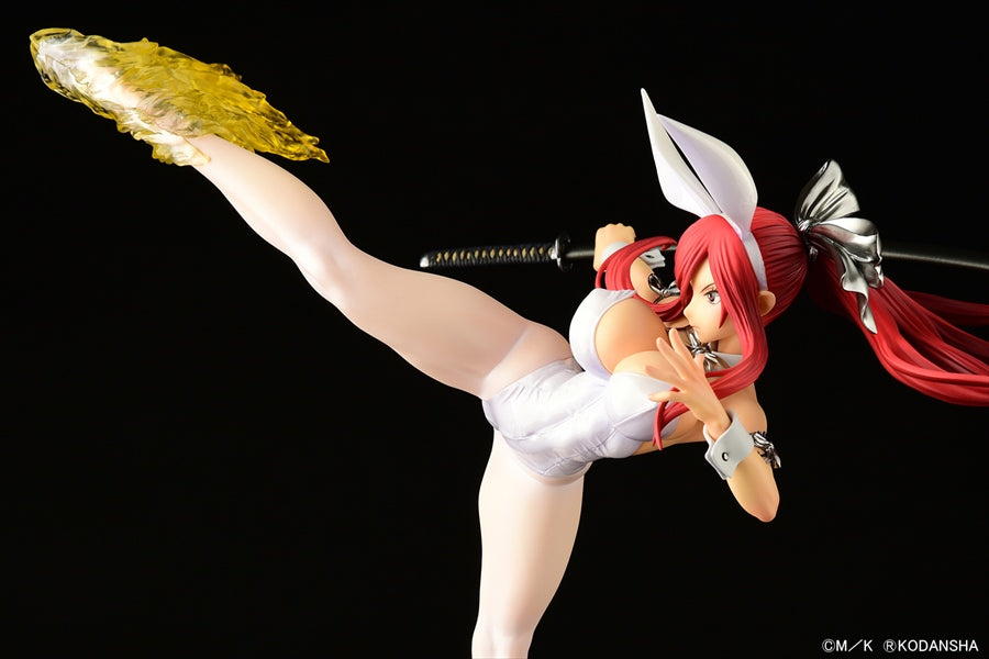 Fairy Tail Erza Scarlet High Kick Ver. White Bunny