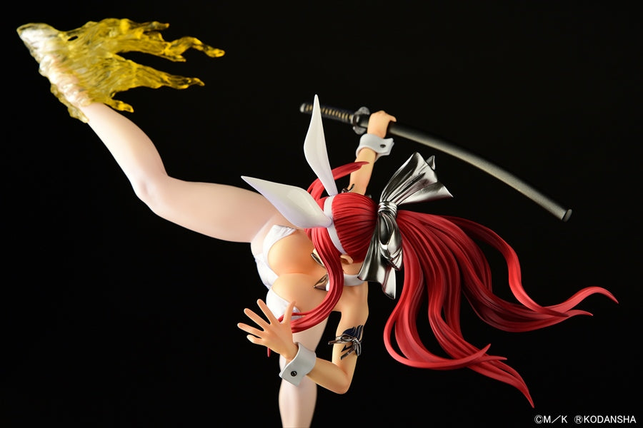 Fairy Tail Erza Scarlet High Kick Ver. White Bunny