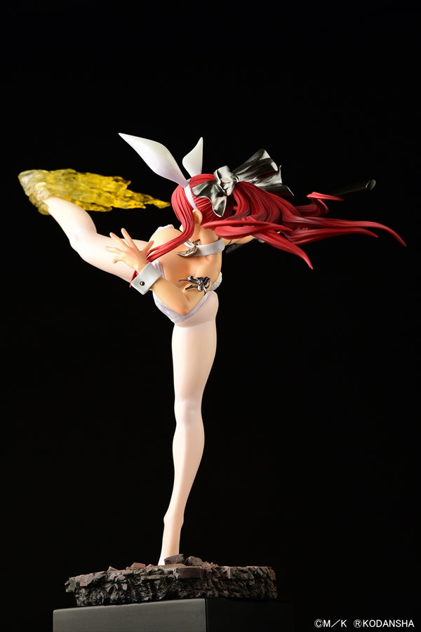 Fairy Tail Erza Scarlet High Kick Ver. White Bunny