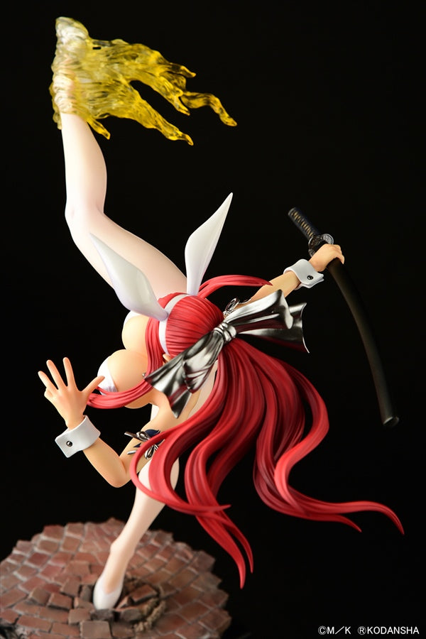 Fairy Tail Erza Scarlet High Kick Ver. White Bunny