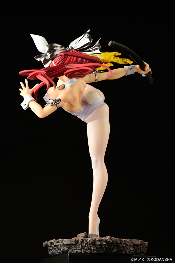 Fairy Tail Erza Scarlet High Kick Ver. White Bunny