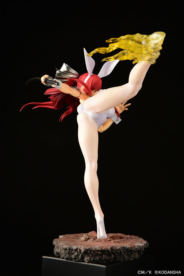 Fairy Tail Erza Scarlet High Kick Ver. White Bunny