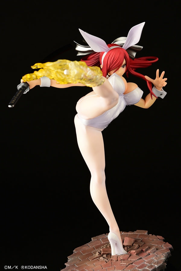 Fairy Tail Erza Scarlet High Kick Ver. White Bunny