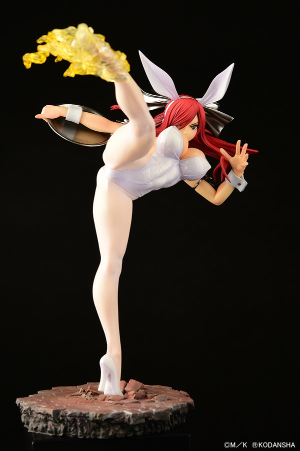 Fairy Tail Erza Scarlet High Kick Ver. White Bunny