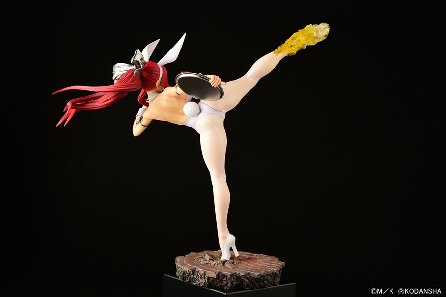 Fairy Tail Erza Scarlet High Kick Ver. White Bunny