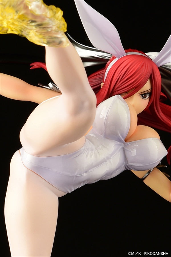 Fairy Tail Erza Scarlet High Kick Ver. White Bunny