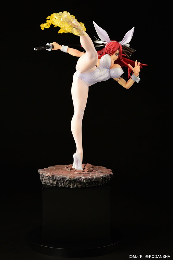 Fairy Tail Erza Scarlet High Kick Ver. White Bunny