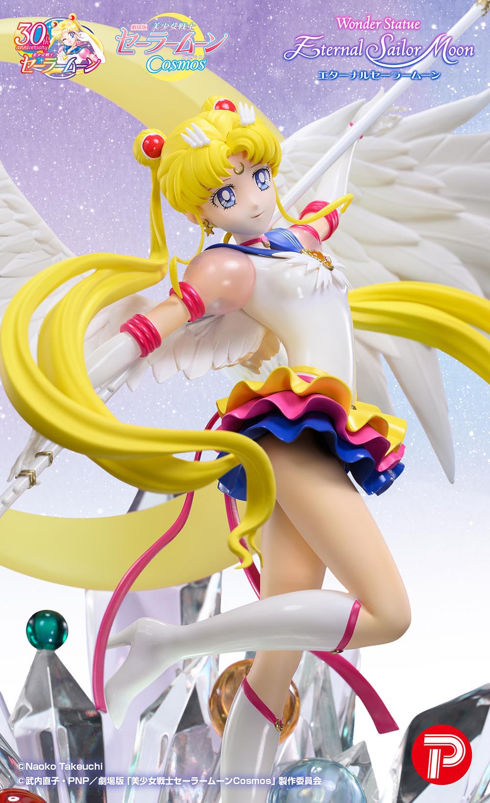 "Pretty Guardian Sailor Moon Cosmos the Movie" Wonder Statue Eternal Sailor Moon