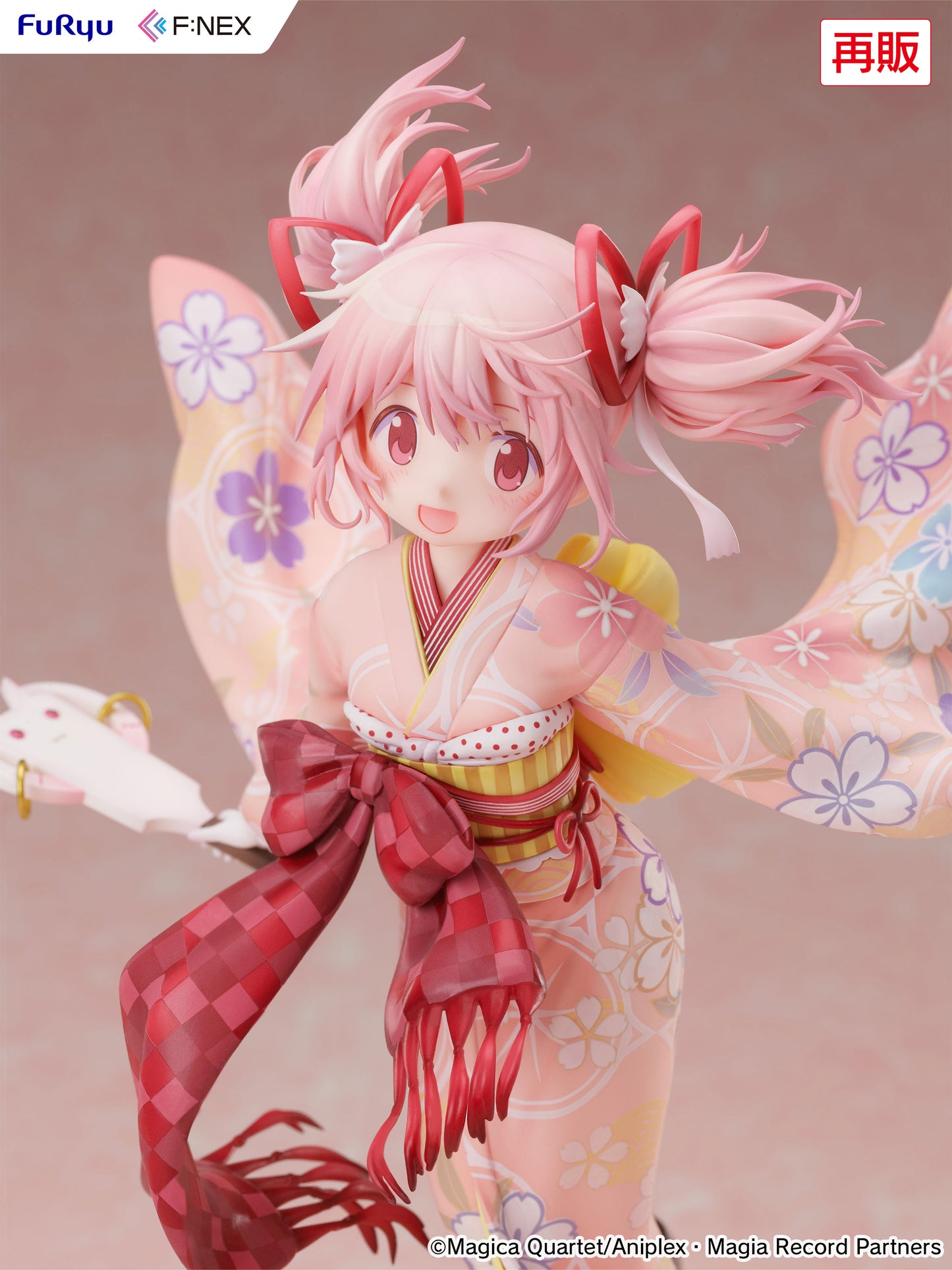 Magia Record Puella Magi Madoka Magica Side Story Kaname Madoka Kimono Ver. 1/7 Scale Figure, Action & Toy Figures, animota