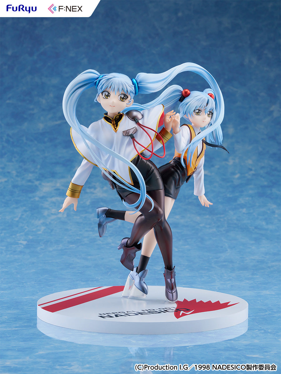 Martian Successor Nadesico: The Motion Picture - Prince of Darkness Hoshino Ruri W Ruriruri Ver. 1/7 Scale Figure