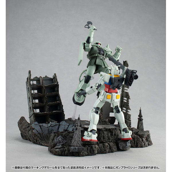 RM Series G Structure "Mobile Suit Gundam" (GS02M) New York City Ruins (Material Color Edition)