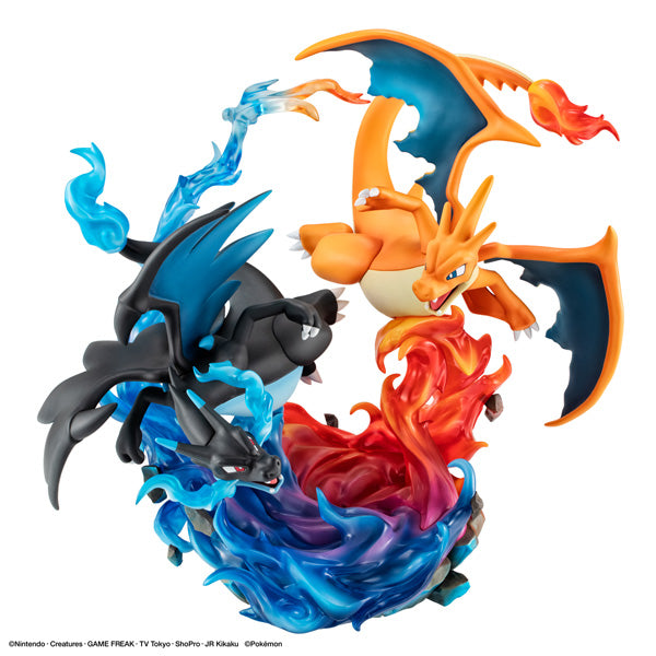 G.E.M. EX Series "Pokemon" Mega Charizard X & Mega Charizard Y