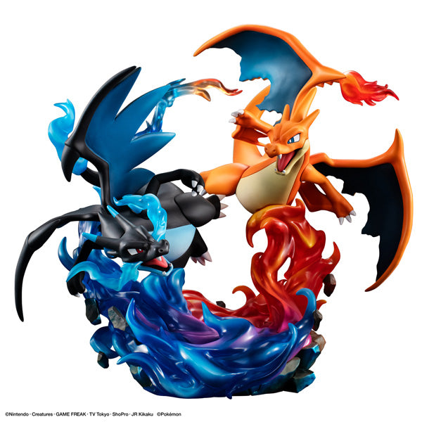 G.E.M. EX Series "Pokemon" Mega Charizard X & Mega Charizard Y