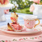 RIBOSE DLC SERIES "TEA TIME CATS" GINGER CAT NON-SCALE FIGURINE