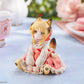 RIBOSE DLC SERIES "TEA TIME CATS" GINGER CAT NON-SCALE FIGURINE