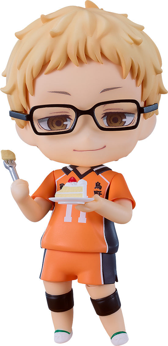 Nendoroid "Haikyu!!" Tsukishima Kei The New Karasuno Ver.