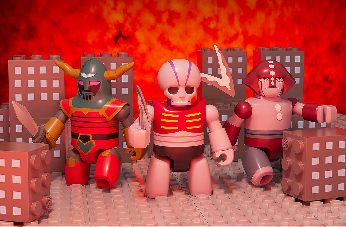 Mazinger Z BRICKROID Mechanical Beasts Set 1