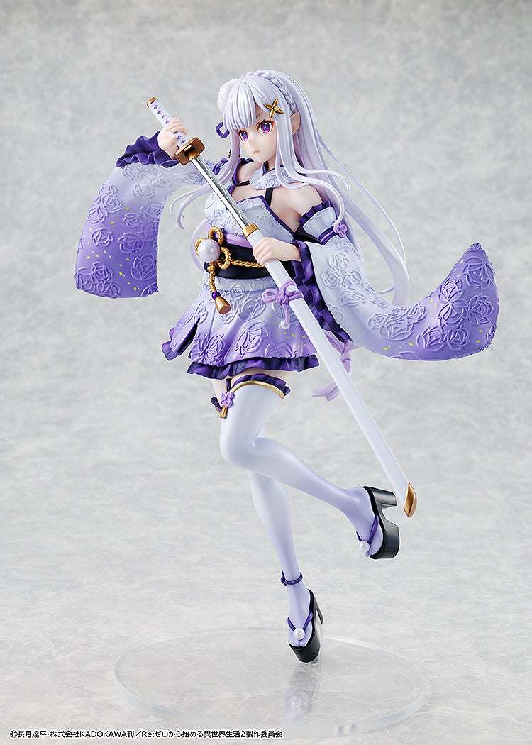 Kadokawa Collection "Re:Zero kara Hajimeru Isekai Seikatsu" Emilia Combat Outfit Ver. Complete Figure, Action & Toy Figures, animota