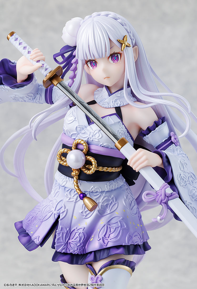 Kadokawa Collection "Re:Zero kara Hajimeru Isekai Seikatsu" Emilia Combat Outfit Ver. Complete Figure, Action & Toy Figures, animota