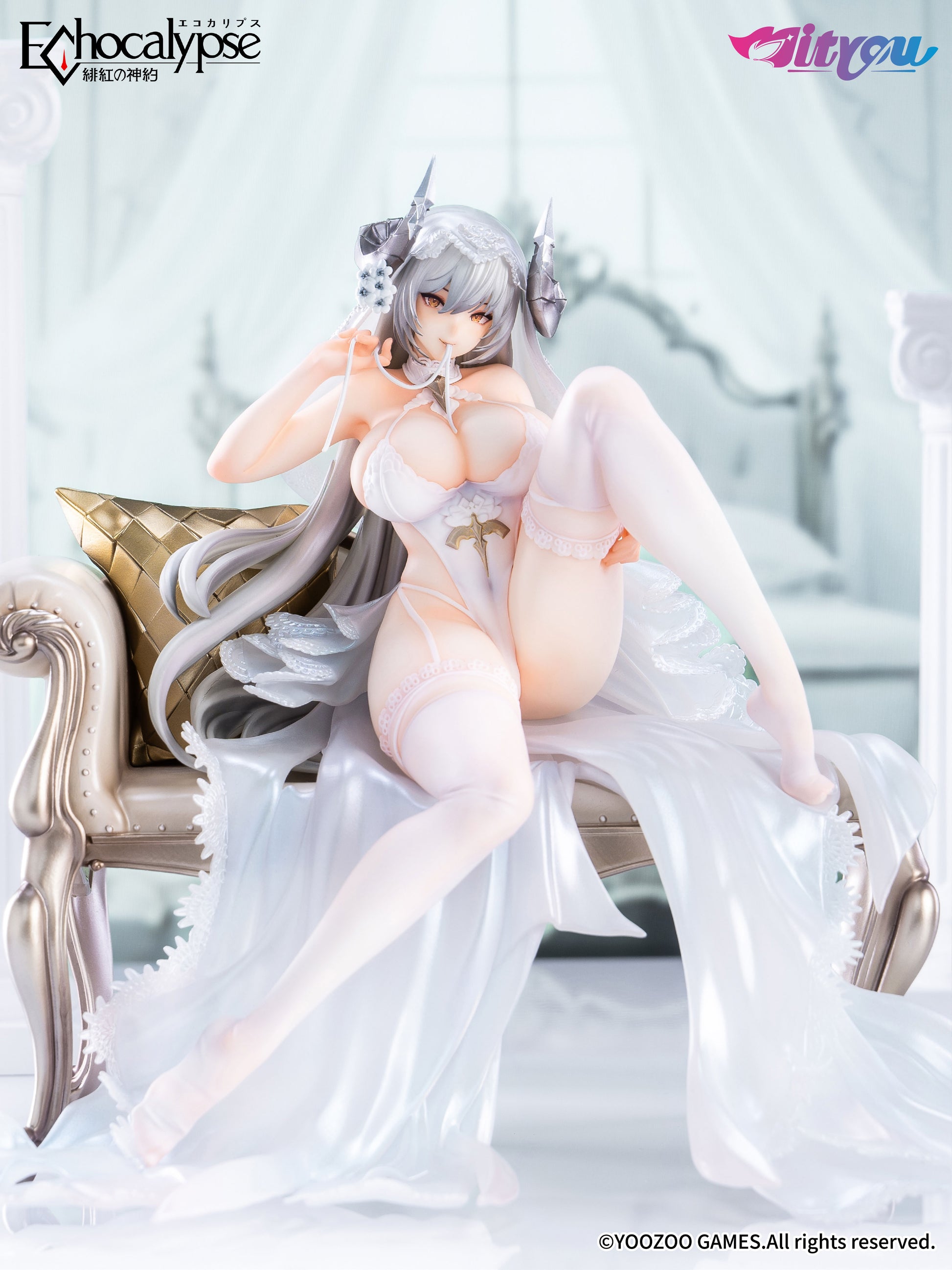 Echocalypse -The Goddess of Scarlet- Lilith Pure White Pledge Ver. 1/7 Scale, Action & Toy Figures, animota