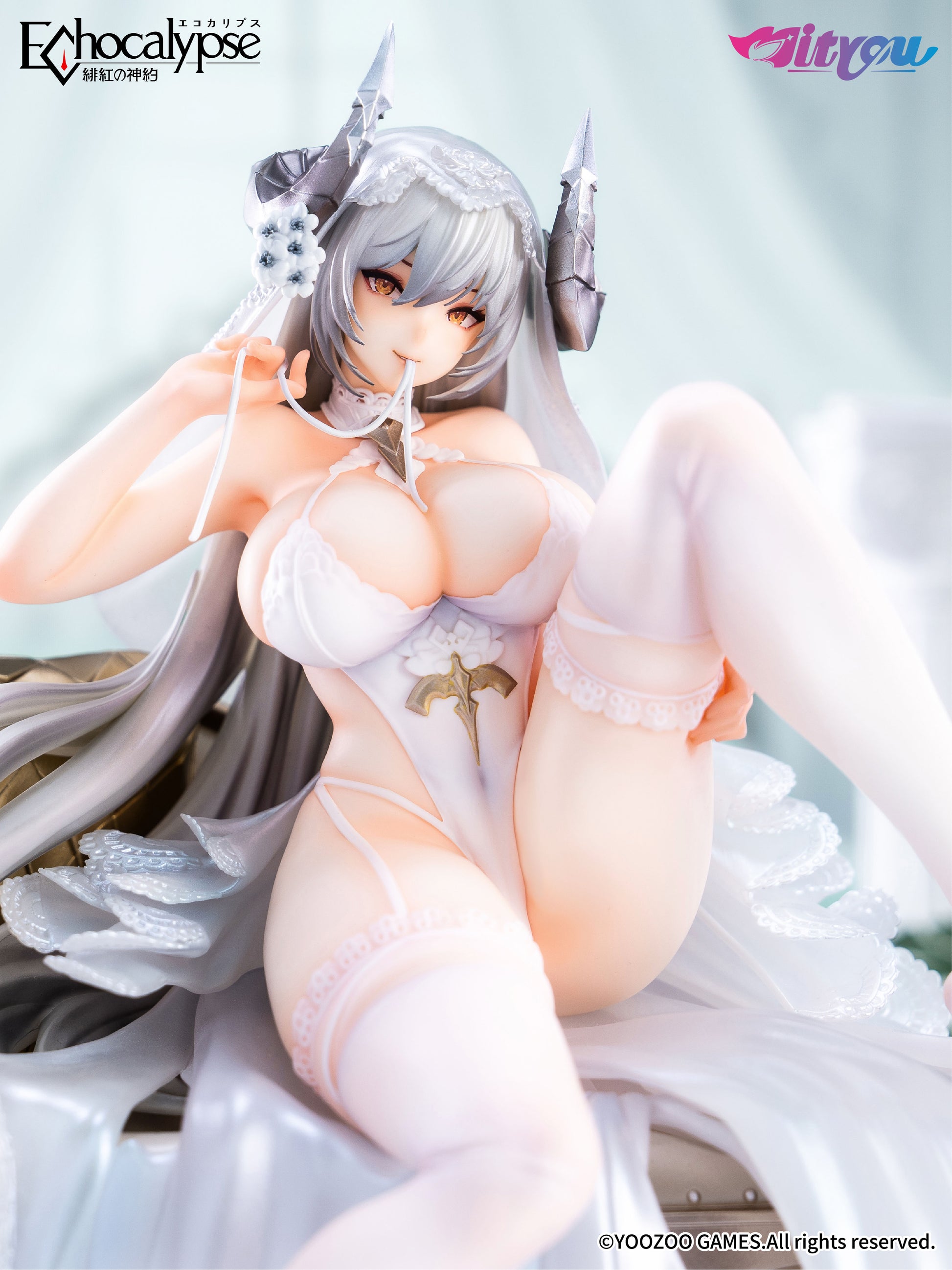 Echocalypse -The Goddess of Scarlet- Lilith Pure White Pledge Ver. 1/7 Scale, Action & Toy Figures, animota