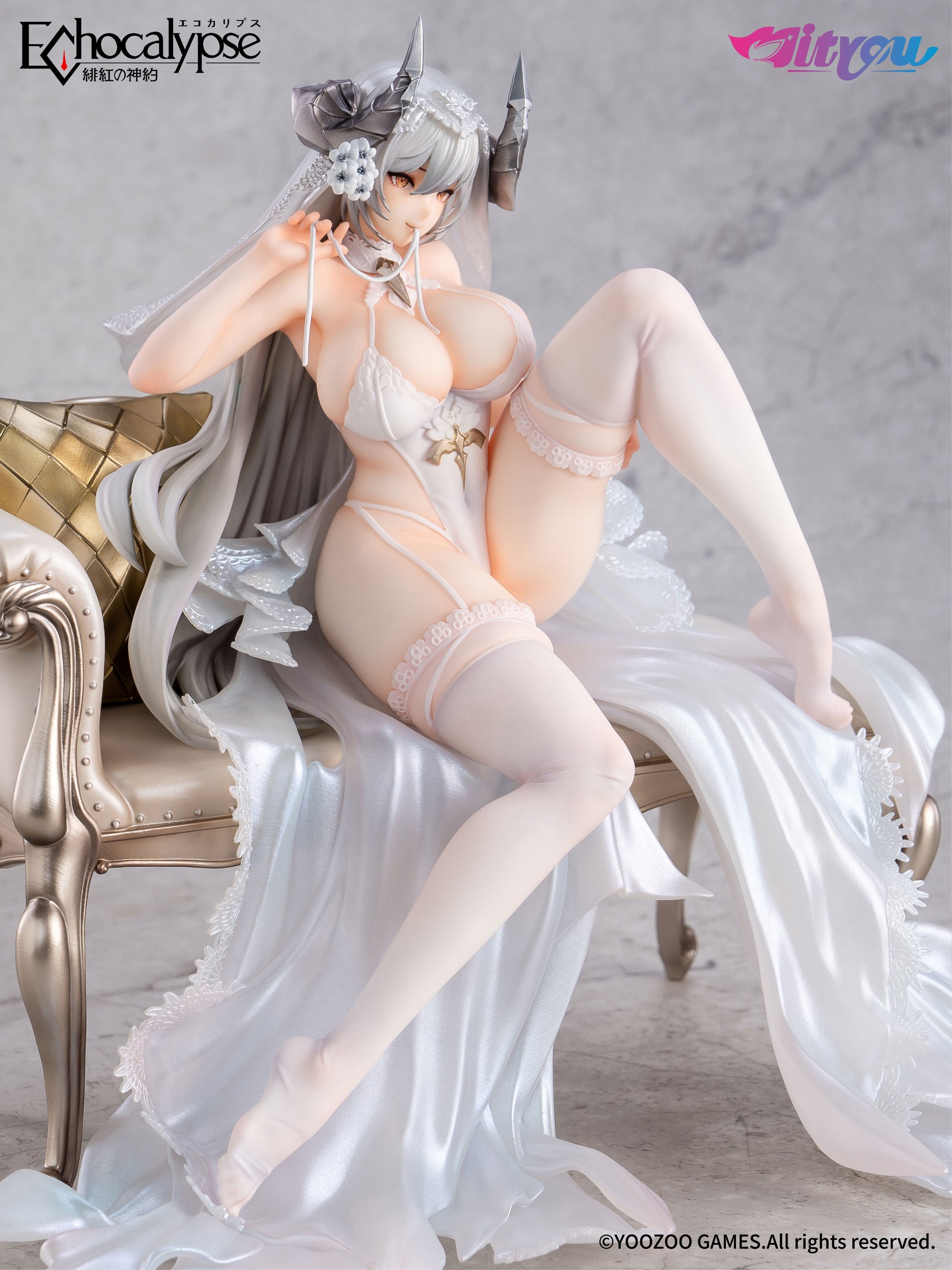 Echocalypse -The Goddess of Scarlet- Lilith Pure White Pledge Ver. 1/7 Scale, Action & Toy Figures, animota