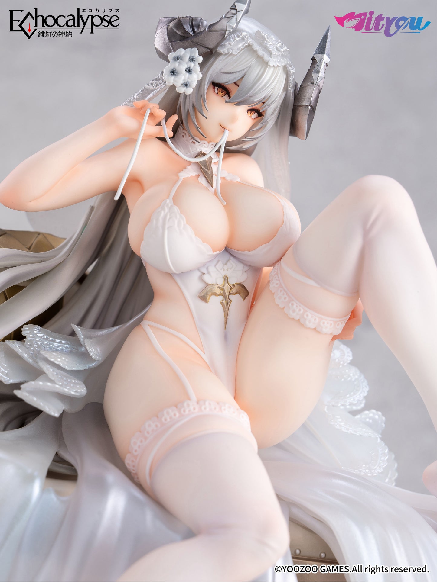 Echocalypse -The Goddess of Scarlet- Lilith Pure White Pledge Ver. 1/7 Scale, Action & Toy Figures, animota