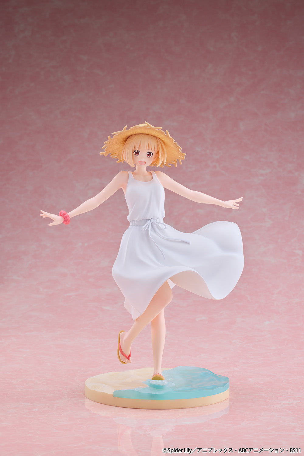 Lycoris Recoil Nishikigi Chisato White Dress Ver. Complete Figure, Action & Toy Figures, animota
