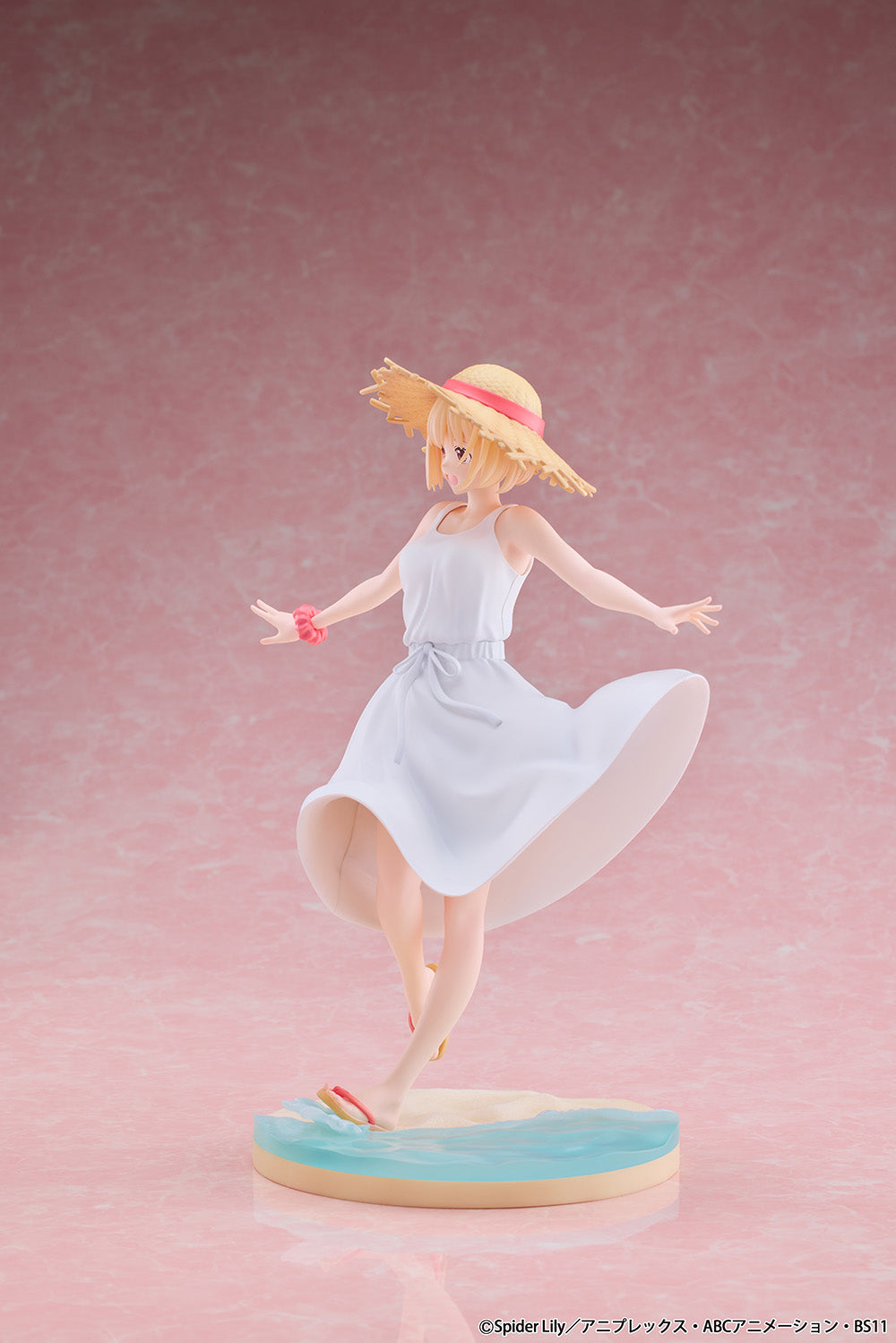 Lycoris Recoil Nishikigi Chisato White Dress Ver. Complete Figure, Action & Toy Figures, animota
