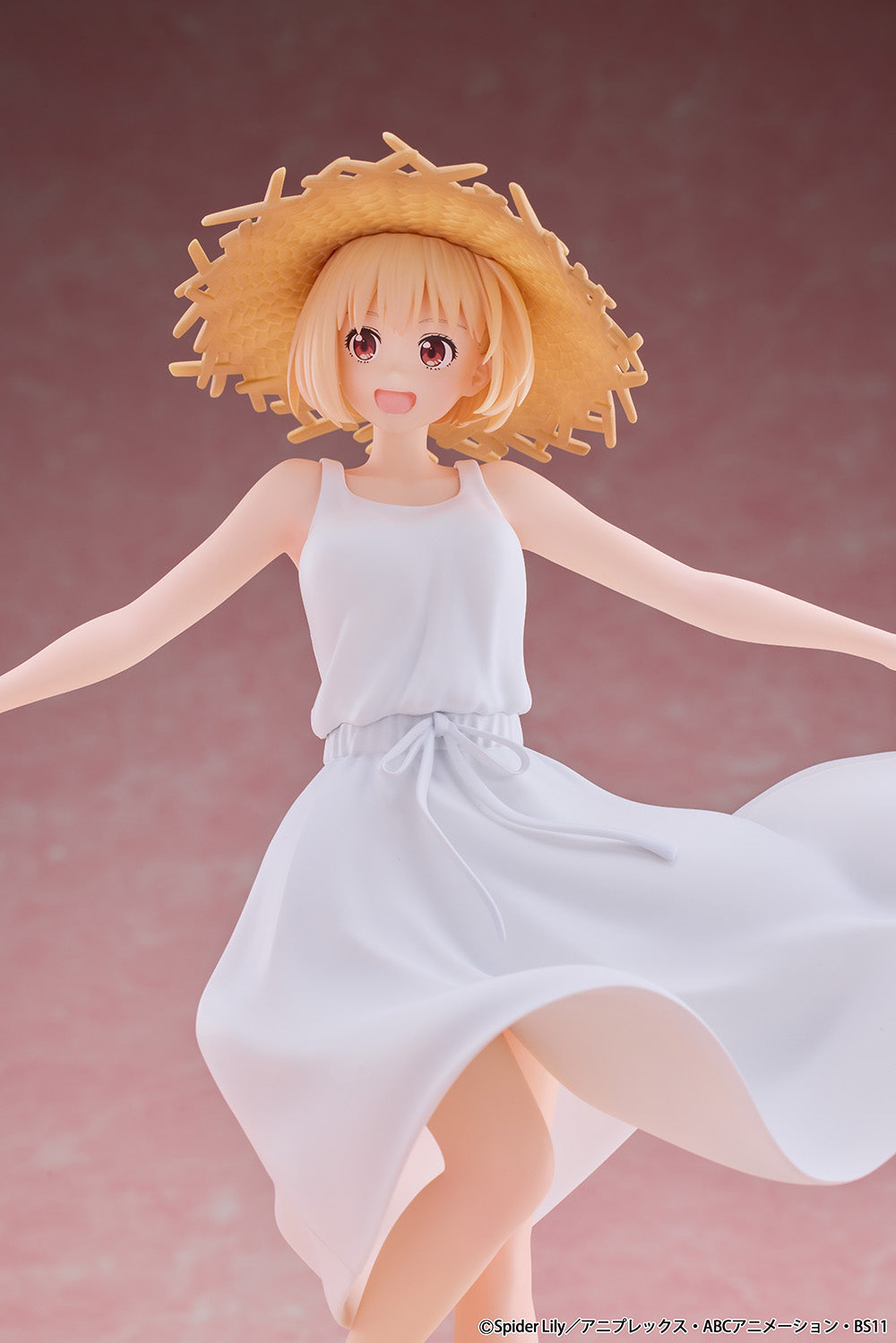 Lycoris Recoil Nishikigi Chisato White Dress Ver. Complete Figure, Action & Toy Figures, animota