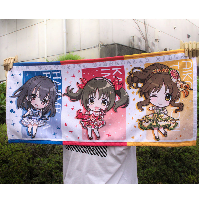 The Idolmaster Cinderella Girls Puchichoko Sports Towel Vivid Color Age Ver. | animota