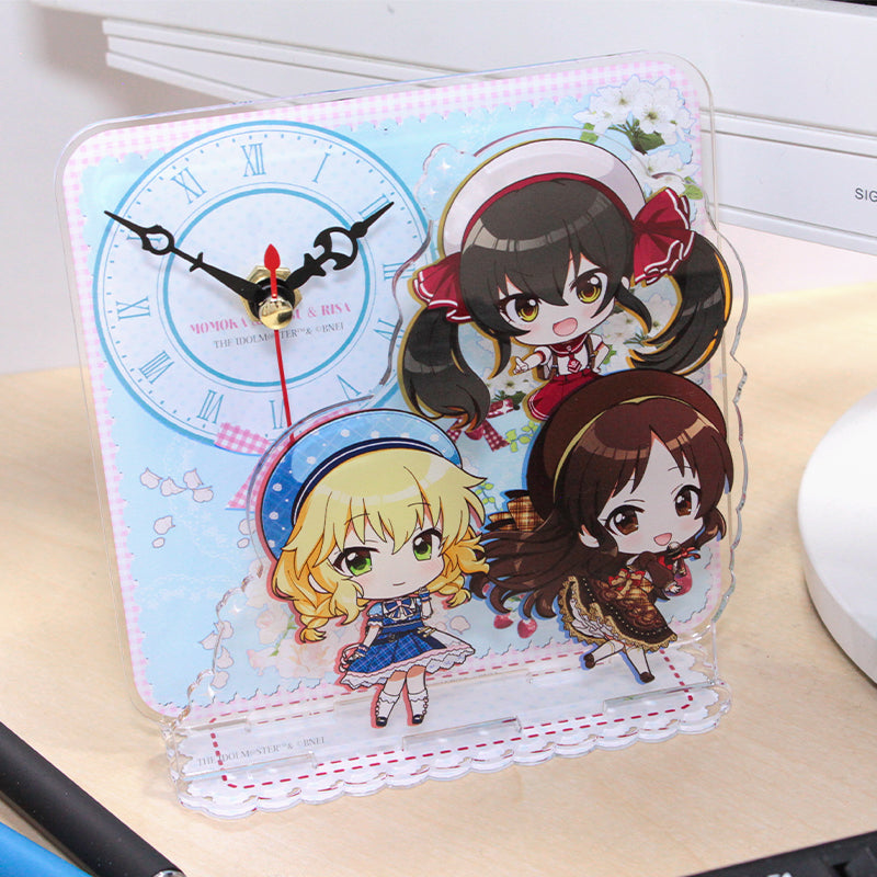 The Idolmaster Cinderella Girls Puchichoko Mini Acrylic Clock Momo Pear Berry Ver. | animota
