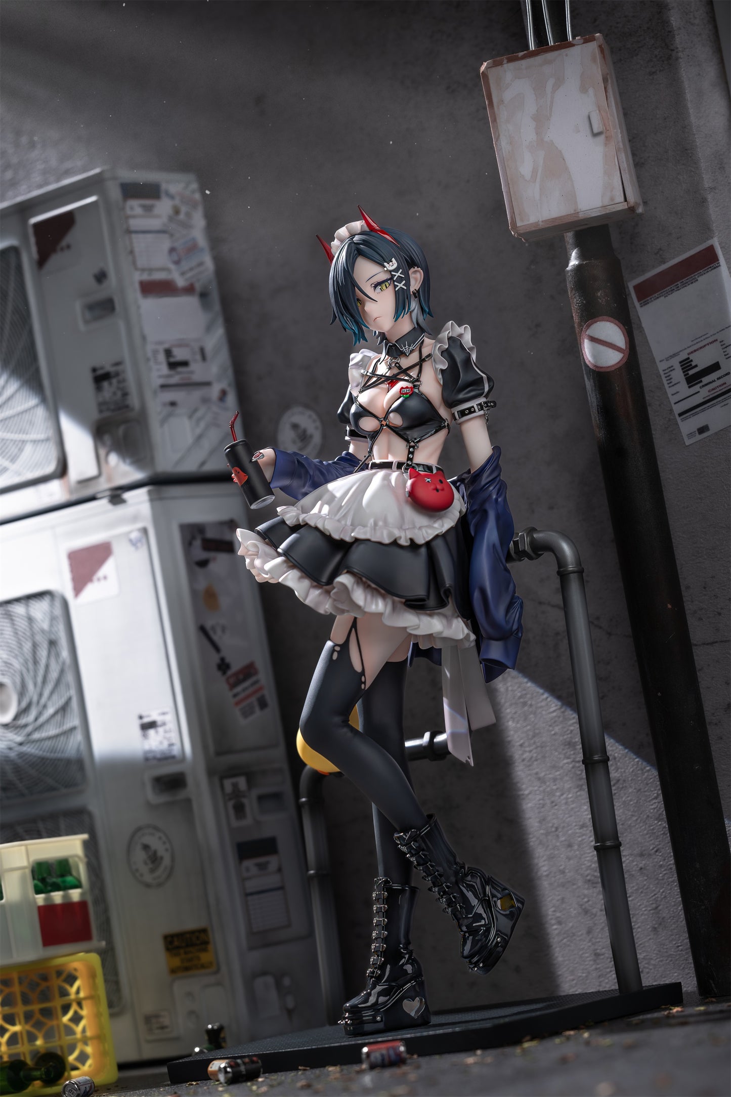 ANIGAME "AZUR LANE" KMS ULRICH VON HUTTEN MÄDCHEN TRÜMMER VER. 1/6 SCALE FIGURE