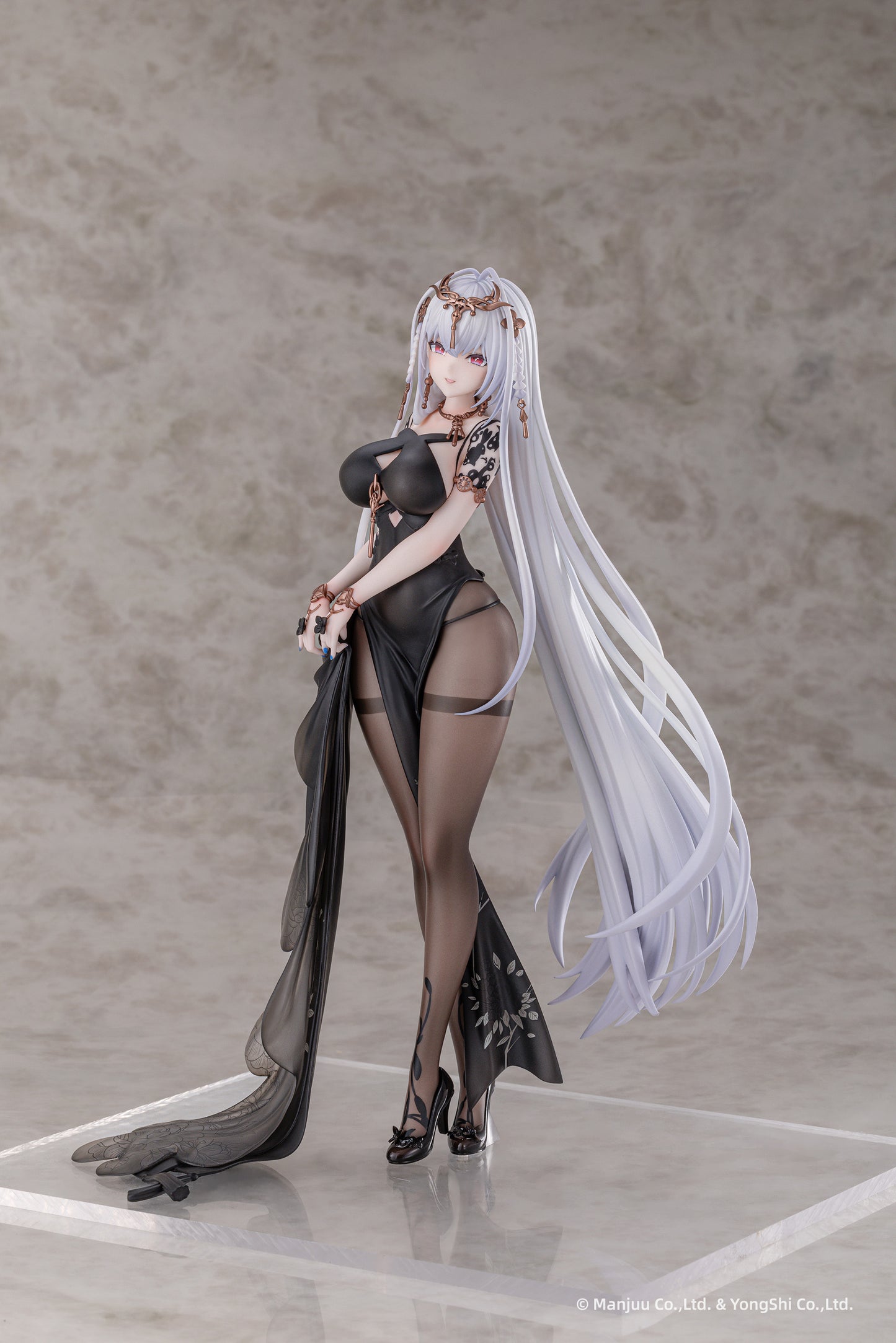 ANIGAME "AZUR LANE" EMDEN: MOONSILVER UNION VER. 1/6 SCALE FIGURE (WHITE & BLACK SET OF TWO)