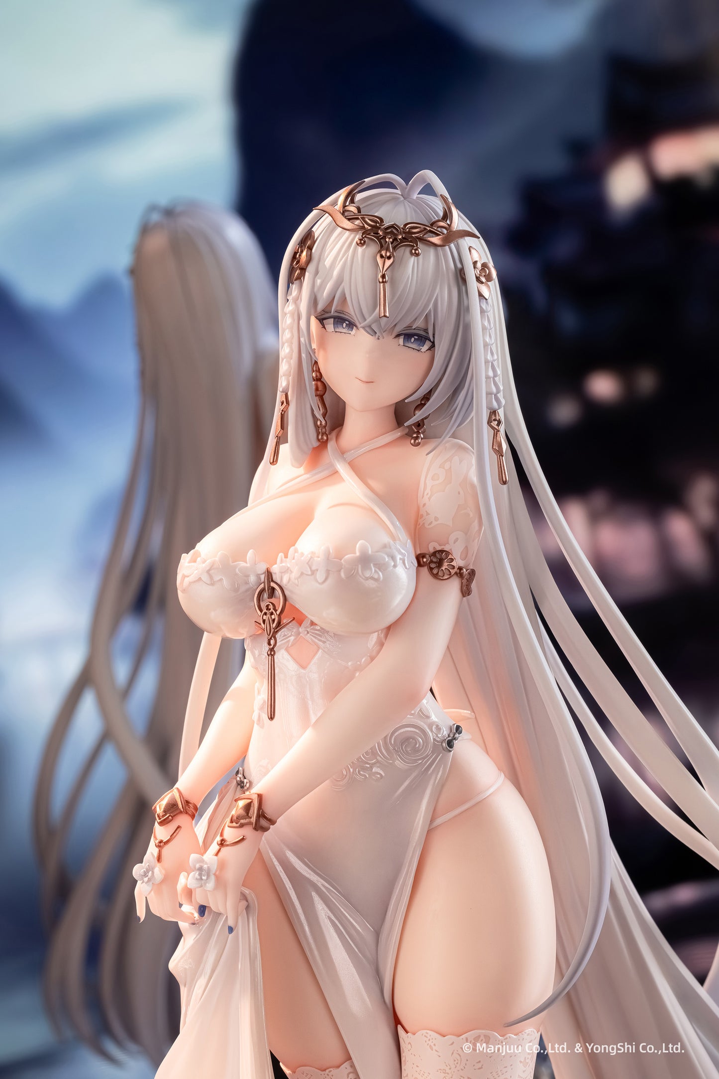 ANIGAME "AZUR LANE" EMDEN: MOONSILVER UNION VER. 1/6 SCALE FIGURE (WHITE & BLACK SET OF TWO)