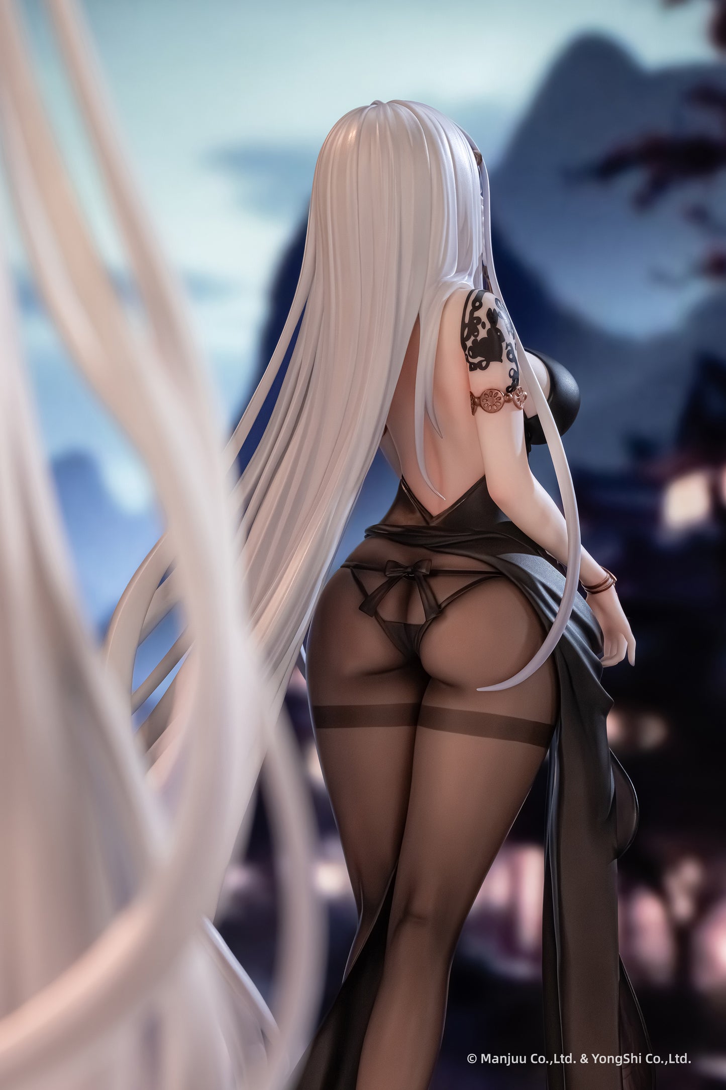 ANIGAME "AZUR LANE" EMDEN: MOONSILVER UNION VER. 1/6 SCALE FIGURE (WHITE & BLACK SET OF TWO)