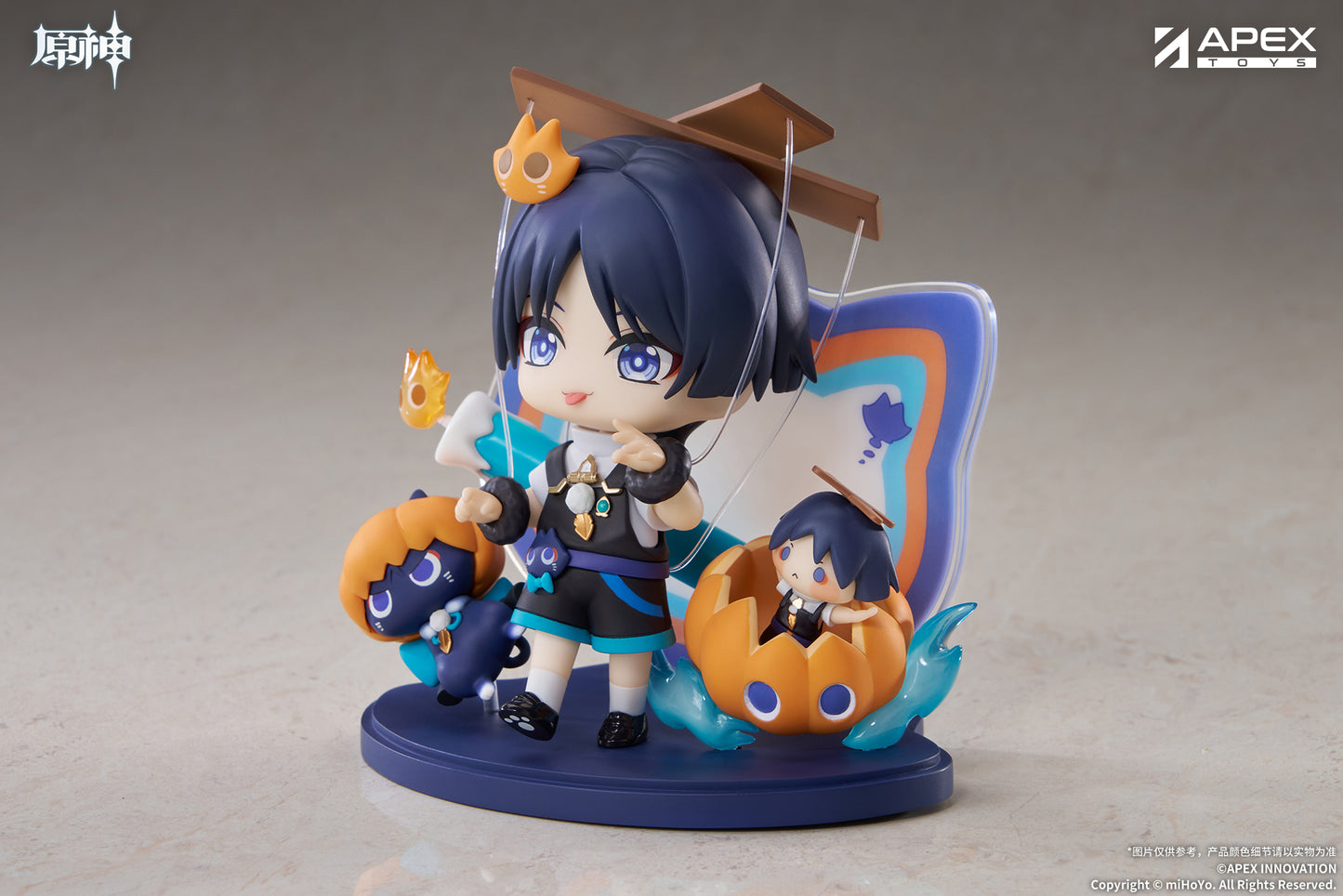 Genshin Impact Twilight Whimsy Series Chibi Chara Figure Wanderer
