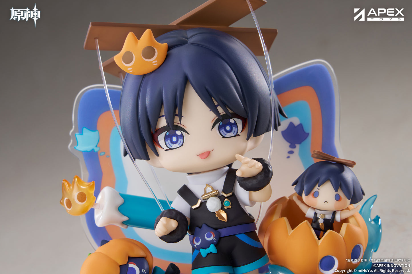 Genshin Impact Twilight Whimsy Series Chibi Chara Figure Wanderer