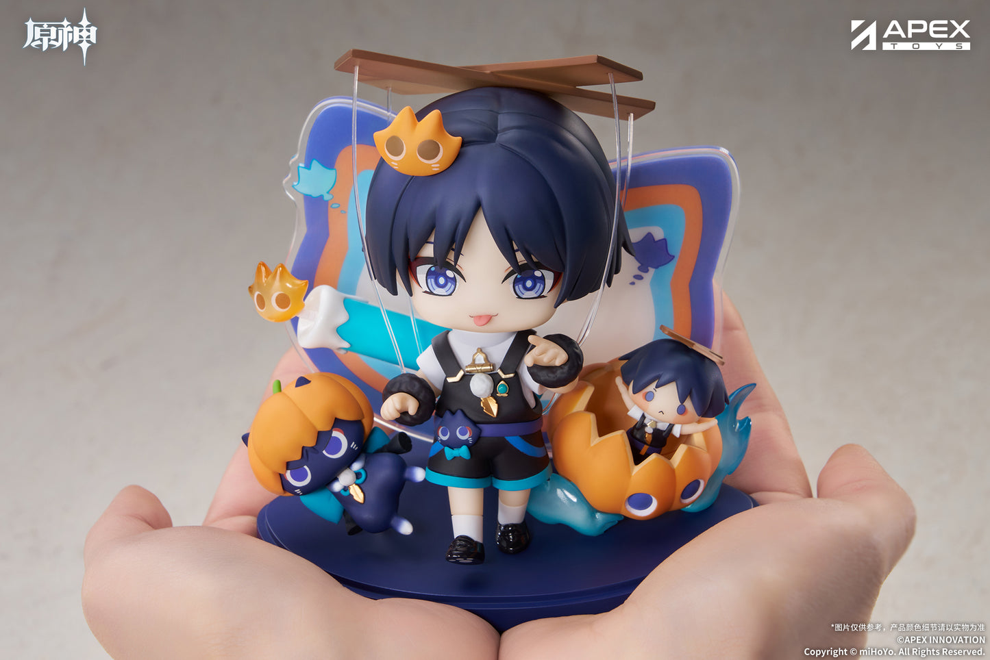 Genshin Impact Twilight Whimsy Series Chibi Chara Figure Wanderer