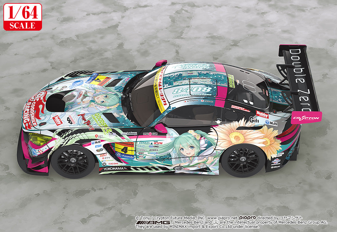 [Resale] Hatsune Miku GT Project 1/64 Scale Good Smile Hatsune Miku AMG 2017 SUPER GT Ver.