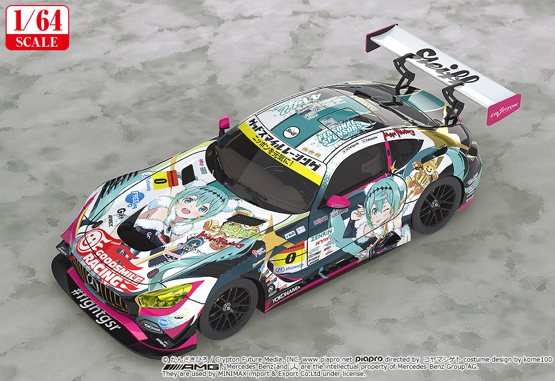 [Resale] Hatsune Miku GT Project 1/64 Scale Good Smile Hatsune Miku AMG 2018 SUPER GT Ver.