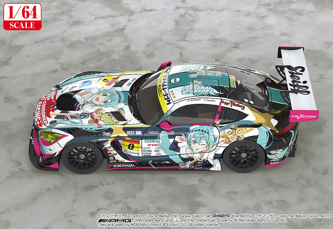 [Resale] Hatsune Miku GT Project 1/64 Scale Good Smile Hatsune Miku AMG 2018 SUPER GT Ver.