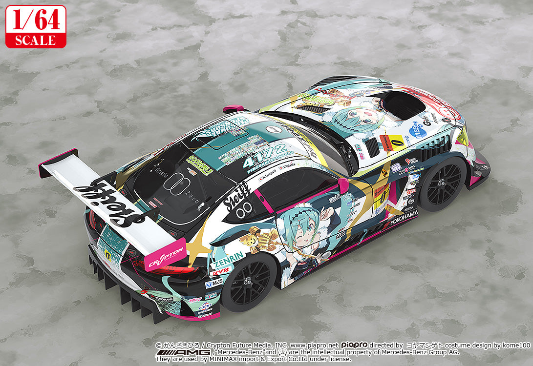 [Resale] Hatsune Miku GT Project 1/64 Scale Good Smile Hatsune Miku AMG 2018 SUPER GT Ver.