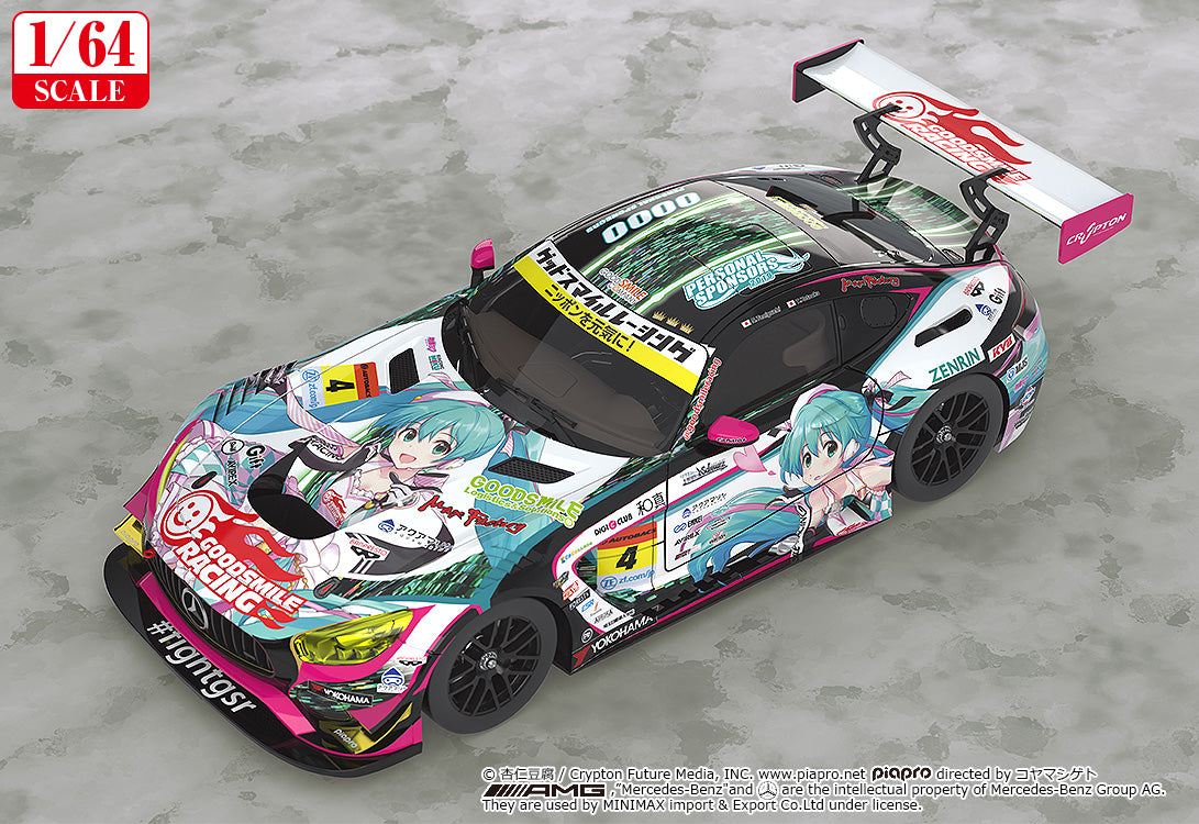 [Resale] Hatsune Miku GT Project 1/64 Scale Good Smile Hatsune Miku AMG 2019 SUPER GT Ver.