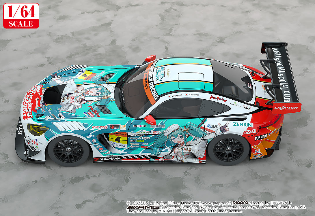 [Resale] Hatsune Miku GT Project 1/64 Good Smile Hatsune Miku AMG 2023 Season Opening Ver.