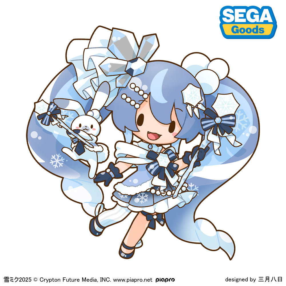Snow Miku 2025 Fuwa Petit Dodeka Jumbo Plush | animota