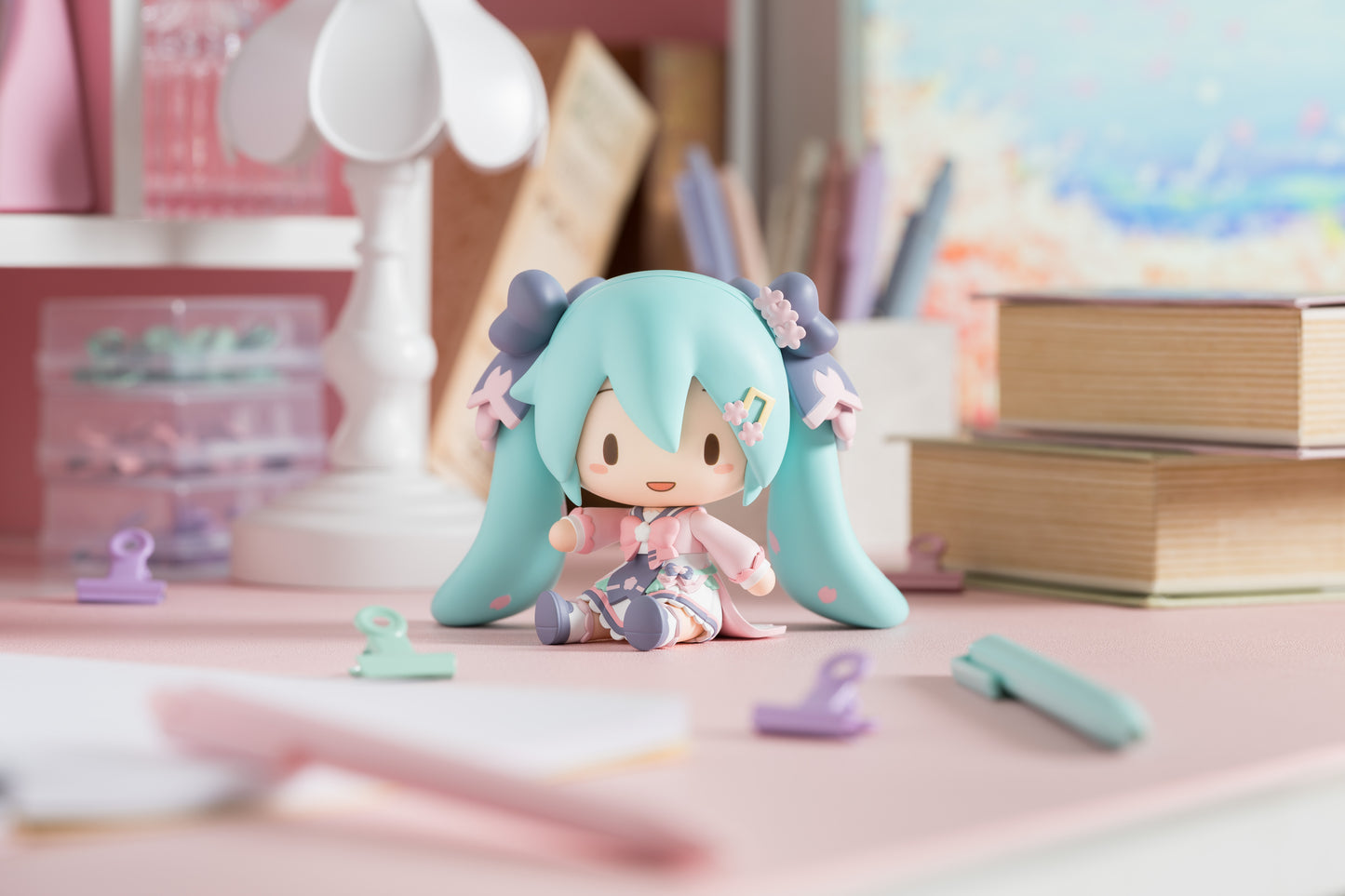 Hatsune Miku Series Fuwa Petit Deformed Figure New Semester