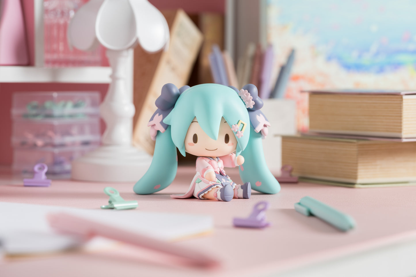 Hatsune Miku Series Fuwa Petit Deformed Figure New Semester