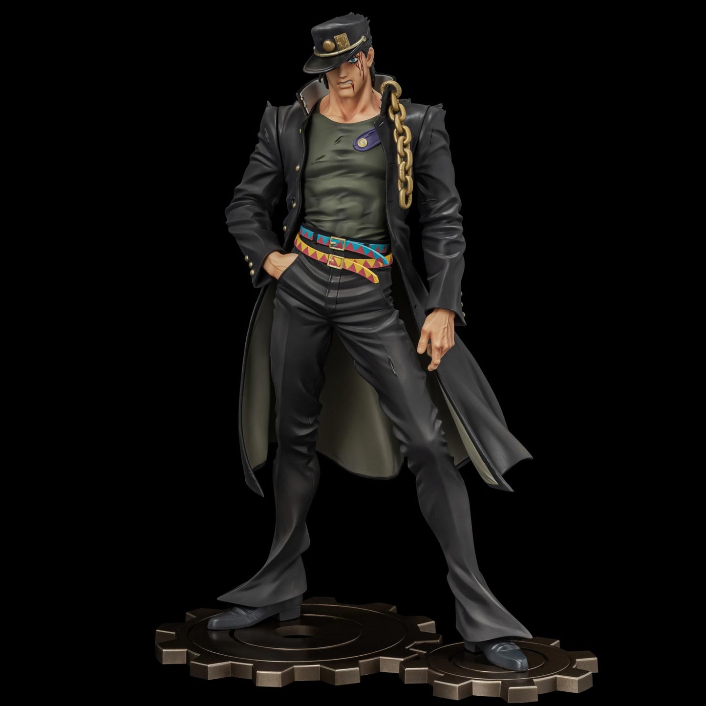 JoJo's Bizarre Adventure Stardust Crusaders FIGURE MUSEUM Kujo Jotaro 1/8 Scale Figure, Action & Toy Figures, animota